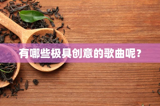 有哪些极具创意的歌曲呢？