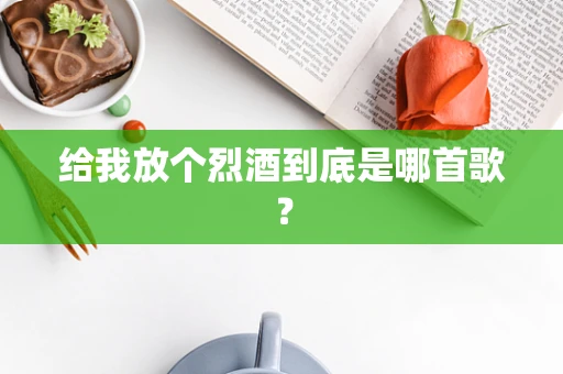 给我放个烈酒到底是哪首歌？
