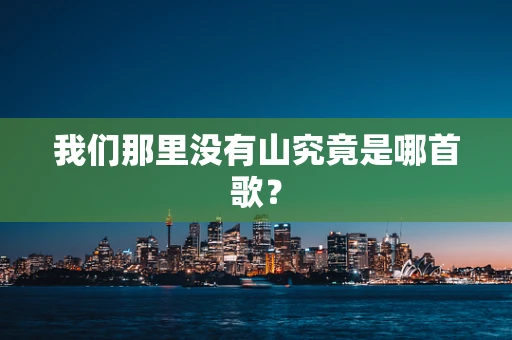 我们那里没有山究竟是哪首歌？