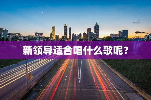 新领导适合唱什么歌呢？