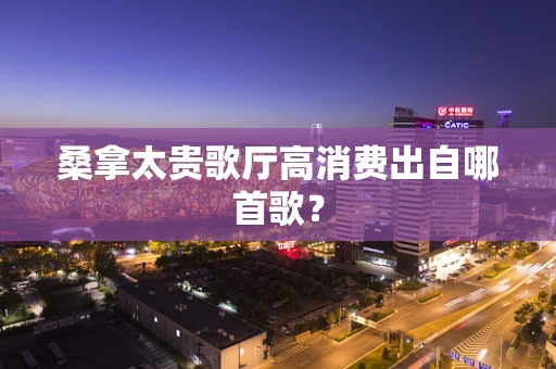 桑拿太贵歌厅高消费出自哪首歌？