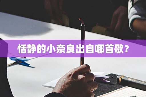 恬静的小奈良出自哪首歌？