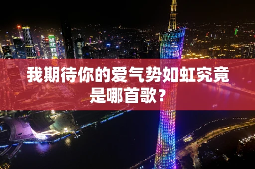 我期待你的爱气势如虹究竟是哪首歌？