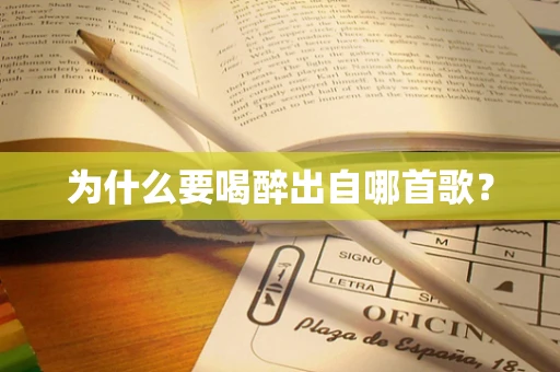 为什么要喝醉出自哪首歌？