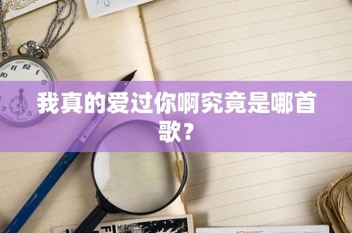 我真的爱过你啊究竟是哪首歌？