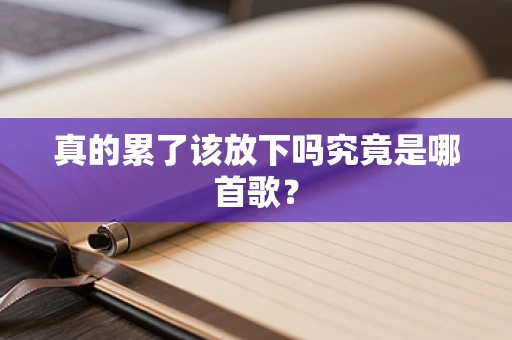 真的累了该放下吗究竟是哪首歌？