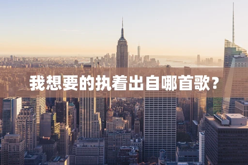 我想要的执着出自哪首歌？