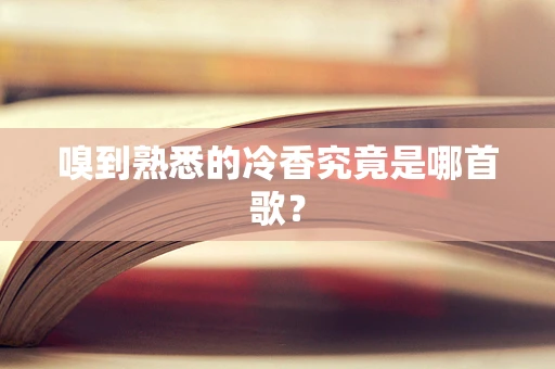 嗅到熟悉的冷香究竟是哪首歌？