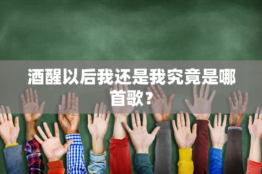 酒醒以后我还是我究竟是哪首歌？