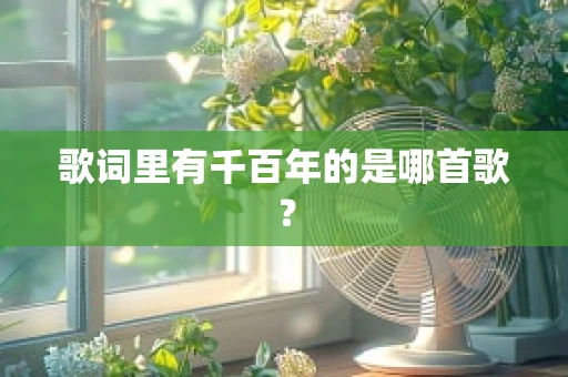 歌词里有千百年的是哪首歌？