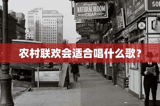农村联欢会适合唱什么歌？