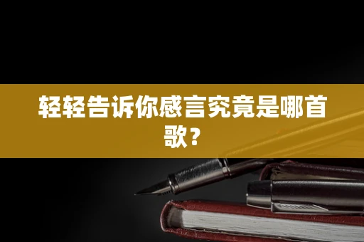 轻轻告诉你感言究竟是哪首歌？