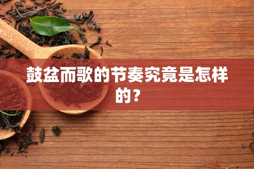 鼓盆而歌的节奏究竟是怎样的？