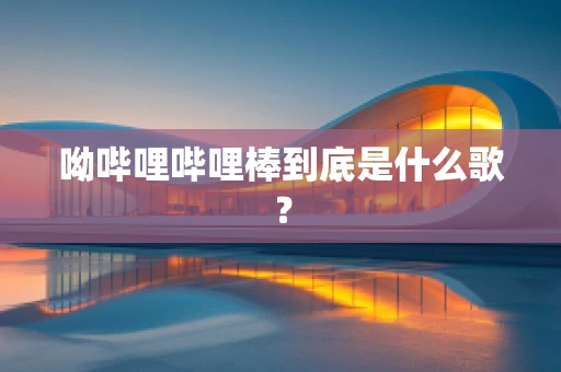 呦哔哩哔哩棒到底是什么歌？