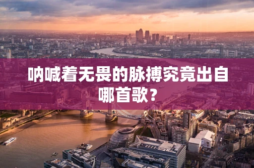呐喊着无畏的脉搏究竟出自哪首歌？