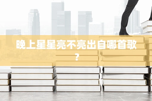 晚上星星亮不亮出自哪首歌？