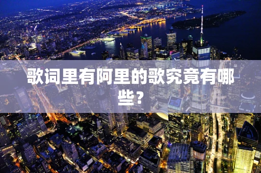 歌词里有阿里的歌究竟有哪些？