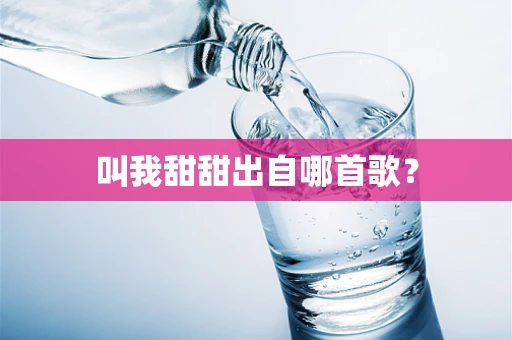 叫我甜甜出自哪首歌？