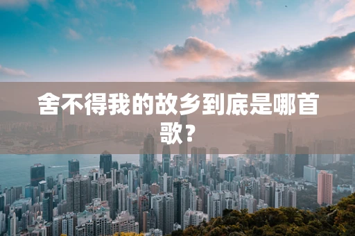 舍不得我的故乡到底是哪首歌？