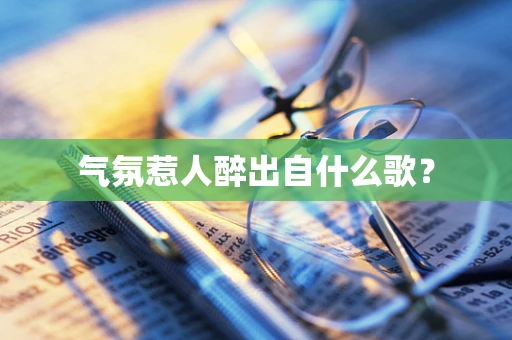气氛惹人醉出自什么歌？