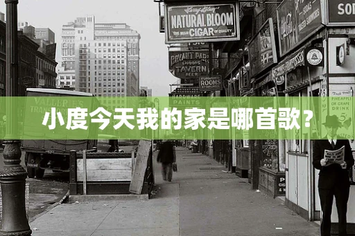 小度今天我的家是哪首歌？