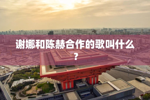 谢娜和陈赫合作的歌叫什么？
