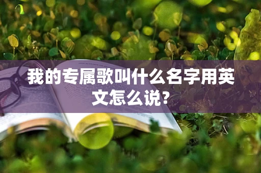 我的专属歌叫什么名字用英文怎么说？