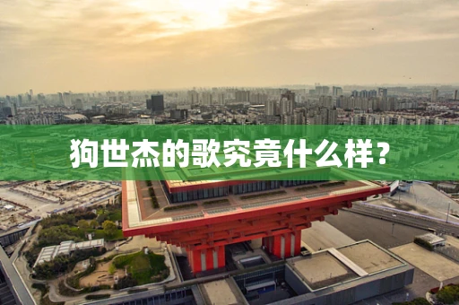 狗世杰的歌究竟什么样？