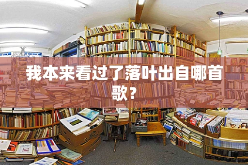 我本来看过了落叶出自哪首歌？