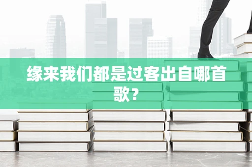 缘来我们都是过客出自哪首歌？