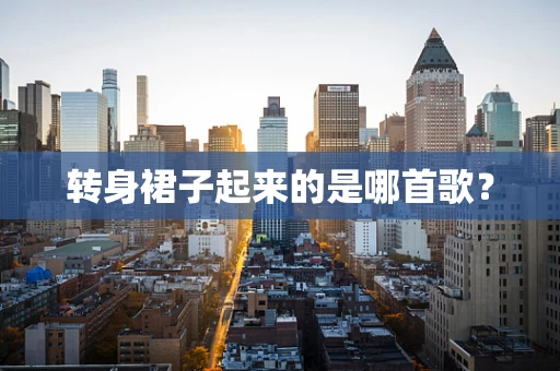 转身裙子起来的是哪首歌？