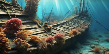 一艘船沉入海底出自哪首歌？