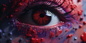 眼中一片猩红究竟是哪首歌？