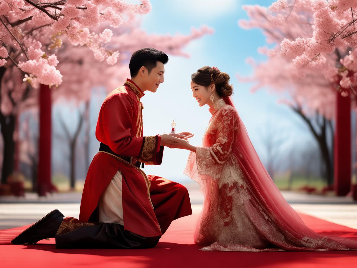 新婚接亲时向对象求婚唱什么歌合适？