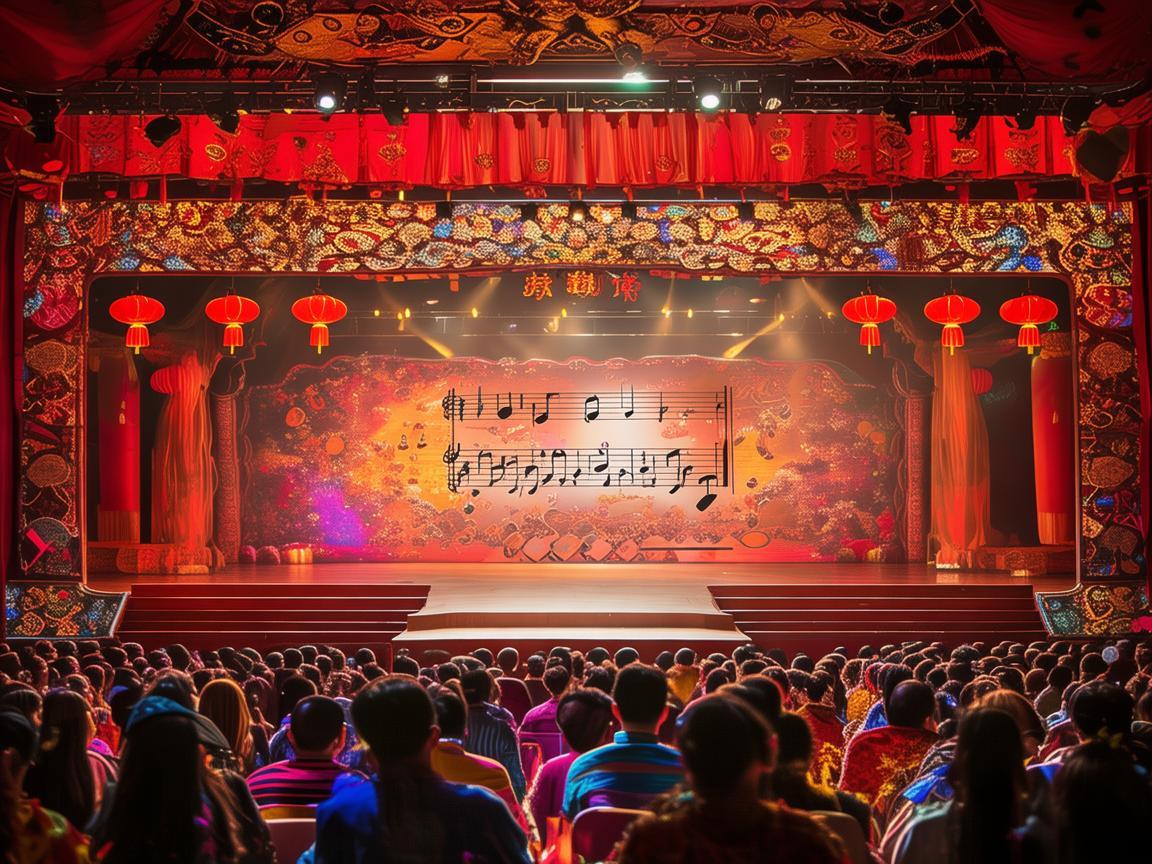 春节联欢晚会放的歌究竟是什么？